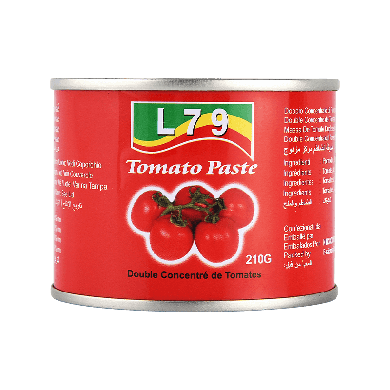 210G سهلة مفتوحة/ مفتوحة معجون طماطم مركزة