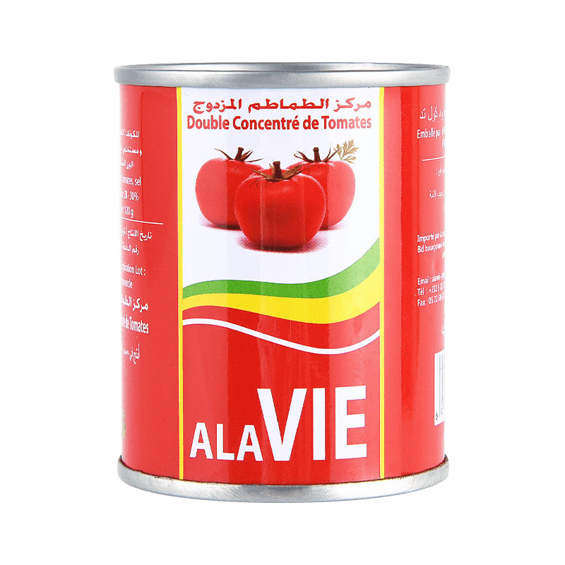 120 جرام معلبة (سهلة مفتوحة/ صعبة مفتوحة) معجون طماطم عالي الجودة